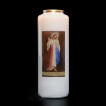 Devotional 7 Day Wax Candles with Sacred Images for Church Candles Altar Catholic Prayer Decor Gift - Shijiazhuang Tabo Candles Sales Co., Ltd. - China