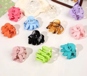 Wholesale Multicolor Octopus Claw Shaped Matte Hair Claws for Women - Ningbo General Union Co., Ltd. - China
