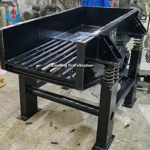 Customized Vibrating Grizzly Feeders for Limestone Origin China Model NO. GZT Width 500-2000mm Trademark Guofeng Motor Power(kw) 10~20 - Xinxiang First Vibration Machinery Factory Co., Ltd. - China