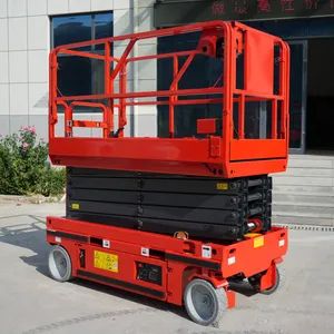 New-Style Four Wheeled Self-Propelled Portable Mobile Scissor Lift Vertical Lifting Platform Electric Scissors Lifts - Ningbo Xianda Equipment Co., Ltd. - China