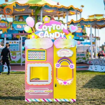 Red Rabbit Fully Automatic Cotton Candy Vending Machine High Tech Fairy Floss Machine Commercial Cotton Candy Maker - Guangdong Red Rabbit Technology Co., Ltd. - China