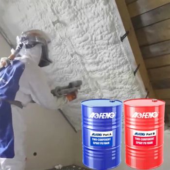 Multi Purpose Two Component Spray Foam Adhesive for Bonding Metal Wood Concrete and Plastic Surfaces - Pingdingshan Aofeng New Materials Technology Co., Ltd. - China