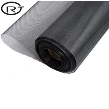 Black Coated Stainless Steel Security Mesh Screen Door Window Screens Mosquito Net - Anping Rongtai Wire Mesh Fence Co., Ltd. - China
