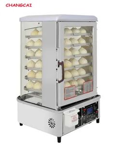 Sgm-6ai Fast Food Commercial Electric Bun Steamer Glass Display Food Steamer - Hubei Changcai Electromechanical Co., Ltd. - China