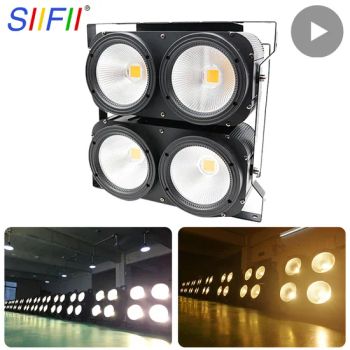 4*100W 4 Eyes Warm/Cool White LED PAR Light COB Peaky Blinders for Theater Studio Show - Guangzhou Sanfei Stage Lighting Co., Ltd - China