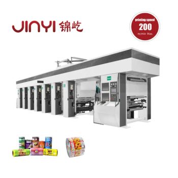 Wide Web 200m/Min Rotogravure Printing Machine for 1200mm Material Multi-Color High Speed Output BOPP CPP Pet PE PVC Flexible Packaging Films - Wenzhou Jinyi Machinery Co., Ltd - China