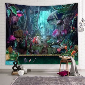 Nature Wall Tapestry, Waterfall Wall Hanging, Wall Tapestry, Soothing Wall Art, Bedroom Wall Art, Room Wall Art - Yiwu Xiang an Artcraft Co., Ltd. - China