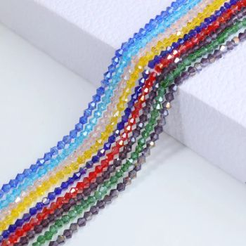 Wholesale 4mm Diamond Crystal Loose Beads Ab Color Pointed Beads - Ningbo General Union Co., Ltd. - China