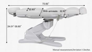 Electric Facial Bed Massage Table with Four Motor Motor 4 Control Motor Leather PU/PVC Folded Unfolded Material Acrylic Origin - Dongpin Beauty & Medical Co., Ltd. - China