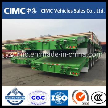 CIMC 3 Axle 60t 70t 80t Heavy Duty Hydraulic Gooseneck Detachable Low Loader Truck/Lowbed/ Lowboy Low Bed Semi Trailer - CIMC VEHICLES SALES CO., LTD. - China