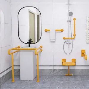 Bathroom Folding Stool, Wall-Mounted Shower Seat, Anti-Slip Bathroom Toilet for The Elderly and Disabled, Wall-Mounted Sitting Stool for Bathing. - Huakang Medical Technology (Tianjin) Co., Ltd. - China