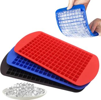 Silicone Mini Ice Cube Trays 160 Crushed Ice Cube Molds Easy Release - Ningbo Two Birds Industry Co., Ltd. - China