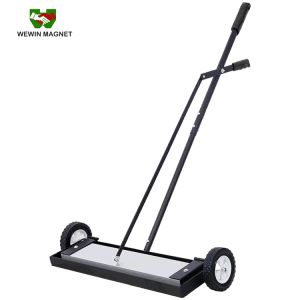Wewin Good Price Heavy Duty Industry Wheel Type Pick up Tools Nails Screws Magnetic Floor Sweeper - Ningbo Wewin Magnet Co., Ltd. - China