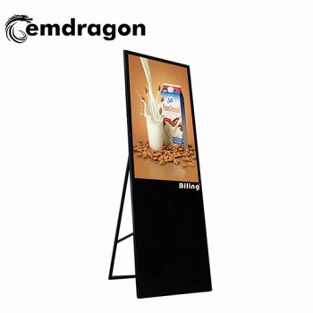 Portable LCD Digital Signage 43 Inch Floor Standing Ad Display LED iPad Kiosk Advertising Lights LCD Digital Signage - Shenzhen GemDragon Display Technology Co., Ltd. - China