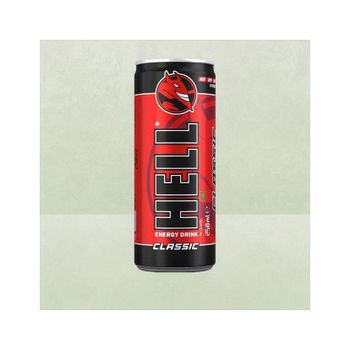 250ml Hell Energy Drink offered for supermarkets gyms and convenience stores Packed with caffeine and B-vitamins - MASI TRADING GMBH - Germany