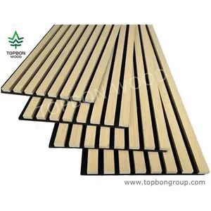 Sound Proofing Acoustic Panels/Acoustic Wood Wall Panel Edge Square Width 600mm Lenth 2440mm Pattern Circle HS Code - Shouguang Topbon Import & Export Co., Ltd. - China