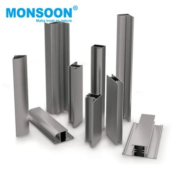 Aluminium Extrusion Linear Flooring Profile Powder Coated Aluminum Sections Construction Industrial Windows Aluminum Profiles - Monsoon Import Export (Guangzhou) Limited - China