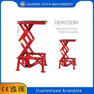 High Quality 300lbs Durable Scissor Hydraulic Lift CE Certified Car Lifts - Jiaxing Ouya Machinery Manufacturing Co., Ltd. - China