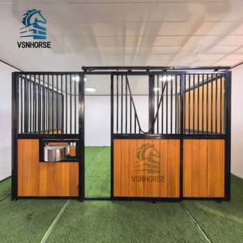 Luxury Customized Bamboo Wood Horse Stable Equipment Horse Stall Front Panels Box Stable - Hebei Weisien Equestrian Equipment Co., Ltd. - China