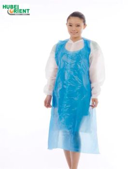 Waterproof Disposable PE Aprons Medical Kitchen Apron with Embossed Surface - Ammex-Weida (Hubei) Health and Safety Products Co., Ltd. - China