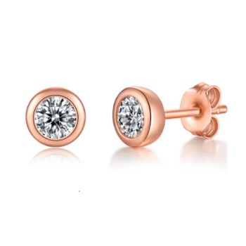 Wholesale D Color Moissanite Diamond Pass Diamond Tester Earrings - Wuzhou Qianjian Jewelry Co., Ltd. - China
