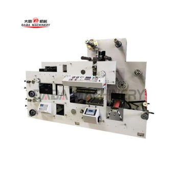 Dbry-320-2c Automatic 2 Color Label Flexographic Printers Trademark DB Dryer UV& IR Specification CE Structure Stacked Type Letter - Wenzhou Daba Machinery Co., Ltd. - China