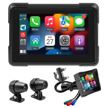 W512b 5" Motorcycle GPS - Carplay Navigation, IPS Touchscreen W/ Dual Cameras & Mount - Colpoint Technology Limited - China