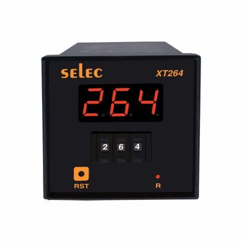 Selec XT264-3 ON DELAY / INTERVAL, 6 TIME RANGES, 72X72MM Brand Selec Type Digital Certification -- Pulse Start Input - Selec Controls Pvt. Ltd. - India