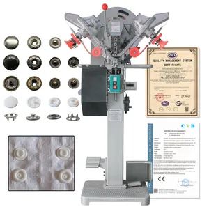 Automatic Snap Button Machine for Apparel, Bags and Medical Masks - Qingdao QC Machinery Co.,LTD - China