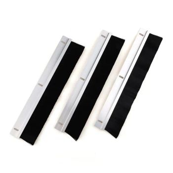 Flame Retardant Anti-Static Door Slot Aluminum Alloy Industrial Strip Brush Cabinet Dustproof Seal Brush Machine Tool Brush Custom Strip Brush - Suzhou Saman Technology Co., Ltd. - China