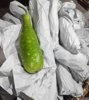 Bottle Gourd (Lagenaria Sisceraria) Origin Bangladesh Color Light Green Length 25–40 Cm (average) Type Fresh Bottle Gourd - Imperial Export Import Company - Bangladesh