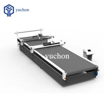 Velour Sofa Computerized Cutting Machine Sewing Apparel Garment Fabric Footwear Mats Luggage Furniture Automatic Cutter - Shandong YuChen CNC Co., Ltd. - China