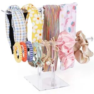 Stylish Hair Accessory Display Stand for Headbands and Scrunchies - Acrylic - Wenzhou Xybp Cultural Supplies Co., Ltd. - China