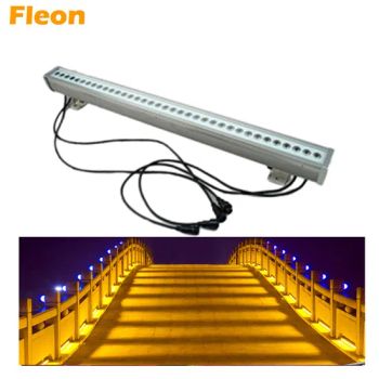 IP68 36X3w Outdoor Wall Lighting RGB Color Wash Bar, LED Wall Washing Light, Outdoor Waterproof Lighting, LED Wall Washer for Contour Bridge/Villa/Exterior Wall - Guangzhou Fleon Lighting and Electronics Company Limited - China