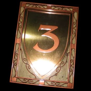 Directional Signage Metal Aluminum Sign Floor Number Non-Illuminated Plaque - Shenzhen Ad-Sun Signs Co., Ltd. - China