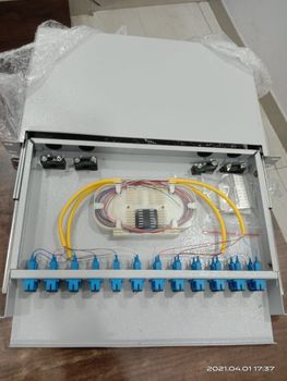 Iron FMS Box, For Networking Devices Port Count 24 Material iron Color Blue, white Country of Origin Made in India Usage/Application Networking - M M Network - India