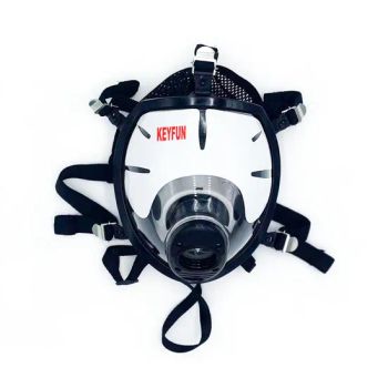 New Design Air Fed Chemical Respirator Reusable Full Face Gas Mask for Tear Gas - KEYFUN SAFETY EQUIPMENT GROUP LIMITED - China