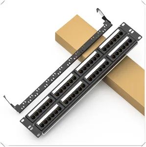 CAT6 UTP Patch Panel 4pair 8core 25AWG T568A Copper PVC 1Y Shield OEM Origin China Material OFC Trademark OEM Conductor CCA+ - Shenzhen Innovation Shengwei Technology Co., Ltd. - China