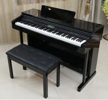 88-Key Weighted Hammer Action Digital Piano with Gloss Finish Smart Upright Stereo Speakers & Sliding Lid - Huizhou Lecheng Development Co., Ltd - China