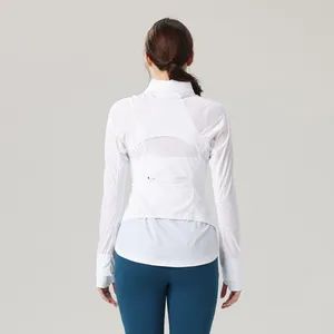Lulu Sun Protection Upf50+ Woman Outdoor Jacket Wear Coolmax Lightweight Fabric SPF Girls Skin Top Clothing - Dongguan Ume Trade Co., Ltd. - China