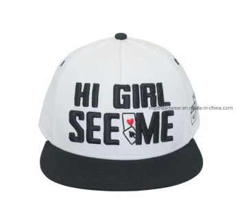 High Quality Two Tone Embroidery 6 Panel Black Custom Snapback Caps - Manke (Dongguan) Textile Co., Ltd. - China