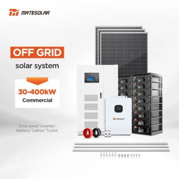 Industrial 30Kw-500Kw Hybrid Complete Solar Energy Storage System Off Grid Connection for Farm with Lifepo4 Battery Type - Mate Solar Co., Ltd. - China
