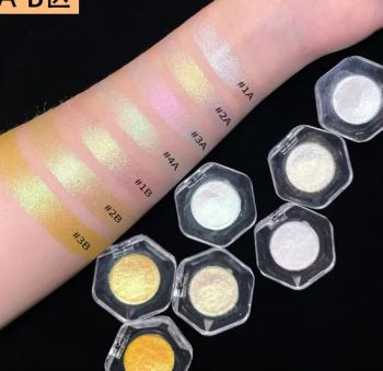 Pigment Shimmer Eye Shadow Palette Vegan Single Chameleon Eyeshadow Palette - Shenzhen Fundy Cosmetics Co., Ltd. - China