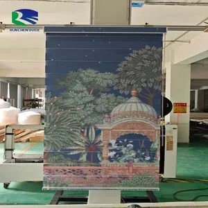 2025 Well Home Center Double Dual Sheer Flower Printed Scenery Zebra Roller Window Blinds - Shouguang Runchen Environmental Protection Technology Co., Ltd. - China