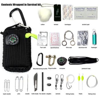 Outdoor 31 PCS Camping Fishing Survival Kit - HANGZHOU WEIZE IMP & EXP CO., LTD. - China