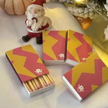 Christmas Factory Match Box Custom Match Stick for Cigar for Candle Scented Wooden with Logo Label Safety Hotel Bulk Matches - Sichuan Yelan International Trade Co., Ltd - China