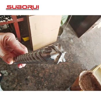 Suborui High Quality Broca SDS Max Shank Cross Carbide Tipped 6 Cutters U Flute Rotary Hammer Drill Bits for Masonry Concrete Drilling - Jiangsu Borui Tools Co., Ltd. - China