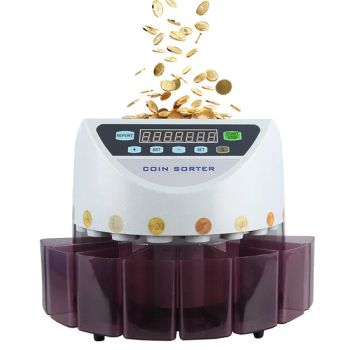 CS-5501 Attractive Price New Type Multi Coin Portable Sorter Counter Money Precise Coin Counters Coin Counting Machine - EB International Group Limited - China