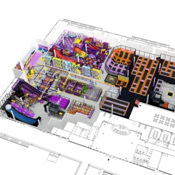 Custom Design Large Indoor Playground Trampoline Park Jumping Trampoline Park - Hangzhou Hogwood Amusement Equipment Co., Ltd. - China