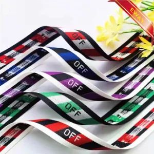 Fashion Jacquard Tape Webbing Woven Webbing Garment Ribbon Webbing - Wuhan Eway Garment Accessory Co., Ltd. - China